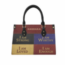 Personalized Gifts Christianart Leather Bag - I Am Enough, I Am Loved, Gifts for Women - Joliny