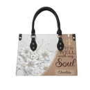 Personalized Gifts Christianart Leather Bag, It Is Well With My Soul, Gifts for Women - Joliny