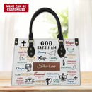 Personalized Gifts Christianart Leather Bag, What God Says About You, Gifts for Women - Joliny