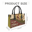 Personalized Gifts Christianart Leather Handbag - The Lord Is My Shepherd PSALM 23:1 - Joliny