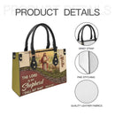 Personalized Gifts Christianart Leather Handbag - The Lord Is My Shepherd PSALM 23:1 - Joliny