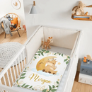 Personalized Giraffe Baby Blankets for Girls Boys - Customized Baby Blanket with Name - Joliny