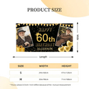 Personalized Gold Banner With Name Photo, Birthday Decorations - Joliny