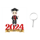 Personalized Graduation Acrylic Character Keychain - Joliny