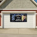Personalized Graduation Banner - Custom Photo Sequin Glitter Balloon Year - Joliny