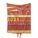 Personalized Graduation Blanket, Custom Year Name School - Follow Your Dream - Joliny