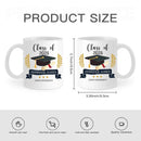 Personalized Graduation Gift Mug With Bachelor Cap, Class of 2025 - Joliny