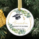 Personalized Graduation Keepsake Ceramic Ornament - Custom Graduation Gift - Joliny