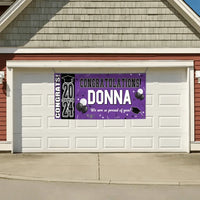 Personalized Graduation Party Decorations - Class of 2024 Graduation Banner - Congrats Banner for College High School Party Supplies - Joliny