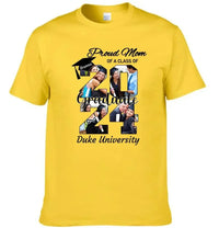 Personalized Graduation T-Shirt - Customized Name, Year and 4 Photos, Gift for Graduates - Joliny