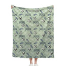 Personalized Green Football Star Name Blanket - Joliny