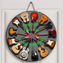 Personalized Guitar Wall Sign - Custom Name Wooden Plaque for Music Lovers - Joliny