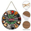 Personalized Guitar Wall Sign - Custom Name Wooden Plaque for Music Lovers - Joliny