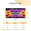 Personalized Halloween Party Banner With Big Pumpkin - Joliny