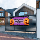 Personalized Halloween Party Banner With Big Pumpkin - Joliny