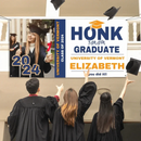 Personalized Honk Graduation Banner,You Did It - Joliny