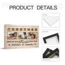 Personalized Horizontal Canvas Wall Art - Loved You Then, Love You Still, Always Have, Always Will - Joliny