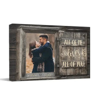 Personalized Canvas Wall Art - Gift For Couples, Husband Wife - Joliny