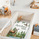 Personalized Hunter Baby Blanket, New Baby Gift, Duck Hunter Nursery Theme - Joliny