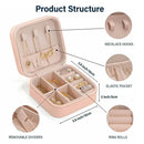 Personalized Initial Travel Jewelry Case for Women - Gift for Mom - Joliny