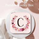 Personalized Initial Travel Jewelry Case for Women - Gift for Mom - Joliny