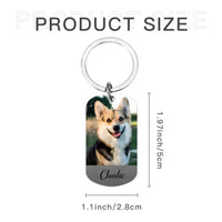 Personalized Keychain Custom Pet Photo Pet Memorial Gift - Joliny