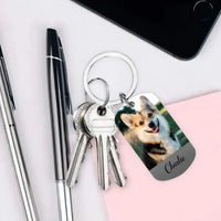 Personalized Keychain Custom Pet Photo Pet Memorial Gift - Joliny