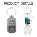 Personalized Keychain - Gift For Camping Couples - Joliny