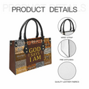 Personalized Leather Bag - God Says I Am Unique - Joliny