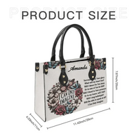 Personalized Leather Bag - I Can Only Imagine - Joliny