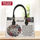 Personalized Leather Bag - I Can Only Imagine - Joliny