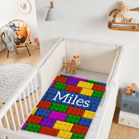 Personalized LEGO Bricks Custom Name Blanket - Joliny