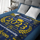 Personalized Medal Congratulations Graduation Blanket - Joliny