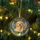 Personalized Memorial Acrylic Ornament Pet Photo Paw Prints In Our Hearts - Gift for Pet Lovers - Joliny