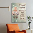 Personalized Memorial Canvas Wall Art - Family Loss I Thought Of You Today - Joliny