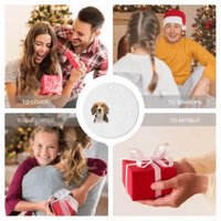 Personalized Memorial Gift Acrylic Ornament For Pet Lovers - No Longer By My Side Pet Photo - Joliny