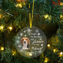 Personalized Memorial Gift Acrylic Ornament For Pet Lovers - No Longer By My Side Pet Photo - Joliny