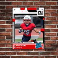 Personalized metal poster Panini Donruss Style - Gift for the Sports Lover - Joliny