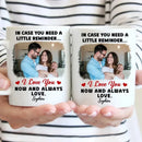 Personalized Mug - Custom Photo In Case You Need A Little Reminder - Joliny