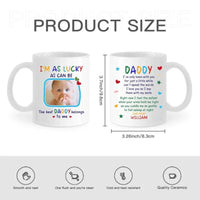 Personalized Mug Custom Photo The Best Daddy Belongs To Me - Gift For Father, Dad - Joliny