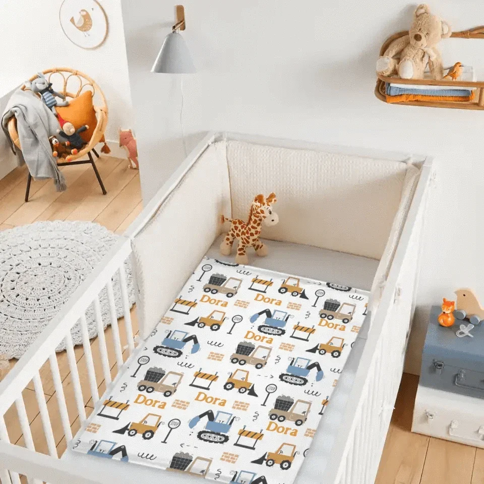 Personalized Name Baby Blanket, Customized Boy Car Blanket, Baby Gift - Joliny
