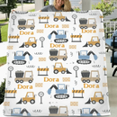 Personalized Name Baby Blanket, Customized Boy Car Blanket, Baby Gift - Joliny