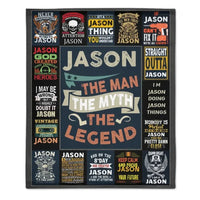 Personalized Name Blanket, Custom Family Name Blanket - Joliny