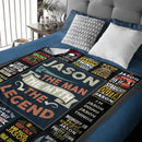 Personalized Name Blanket, Custom Family Name Blanket - Joliny
