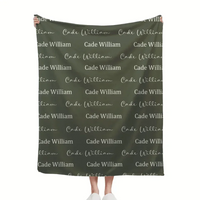 Personalized Name Blanket Unique for Newborns Baby - Popular Baby Shower Gift - Joliny