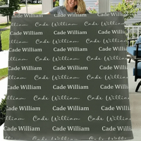 Personalized Name Blanket Unique for Newborns Baby - Popular Baby Shower Gift - Joliny