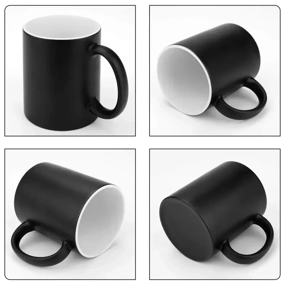 Personalized Name Color Changing Mug For Pet Owner - Well Trained Mom Photo - Joliny