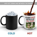 Personalized Name Color Changing Mug For Pet Owner - Well Trained Mom Photo - Joliny