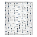 Personalized Name Custom Blue Arrow Baby Boy Blanket, Gift for Kids - Joliny