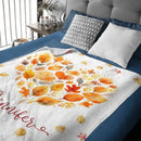 Personalized Name Custom Fall Blanket - Joliny